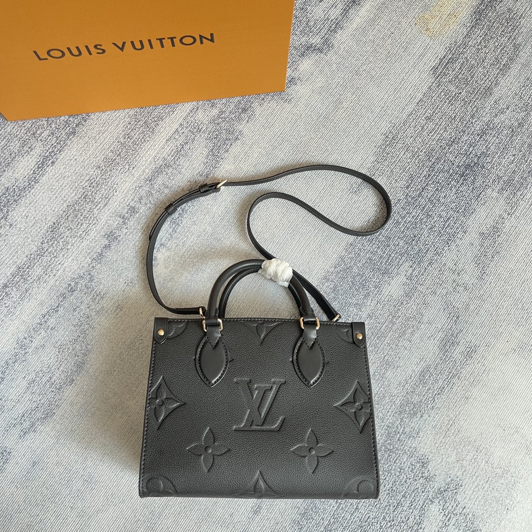 Louis Vuitton OnTheGo Tote in Monogram-Embossed Leather - Image 5