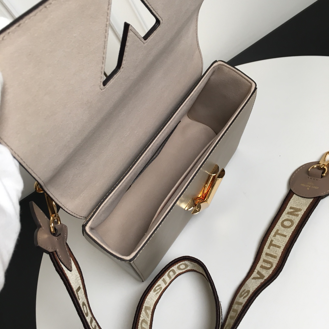 Louis Vuitton Twist Medium Handbag M57050 in Elephant Gray - Image 5