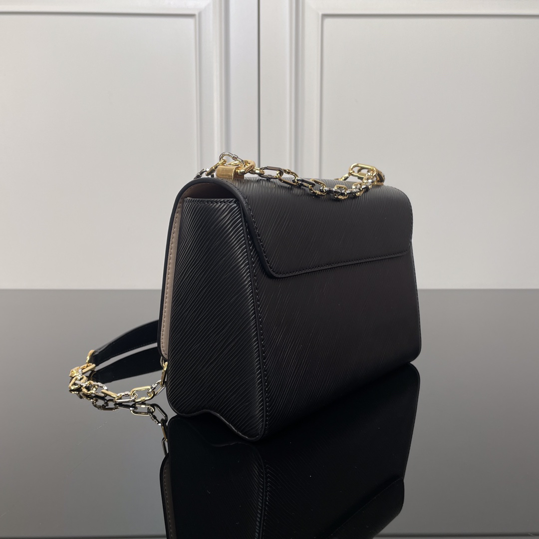 Louis Vuitton Twist Medium Bag in Black Epi Leather - Image 5