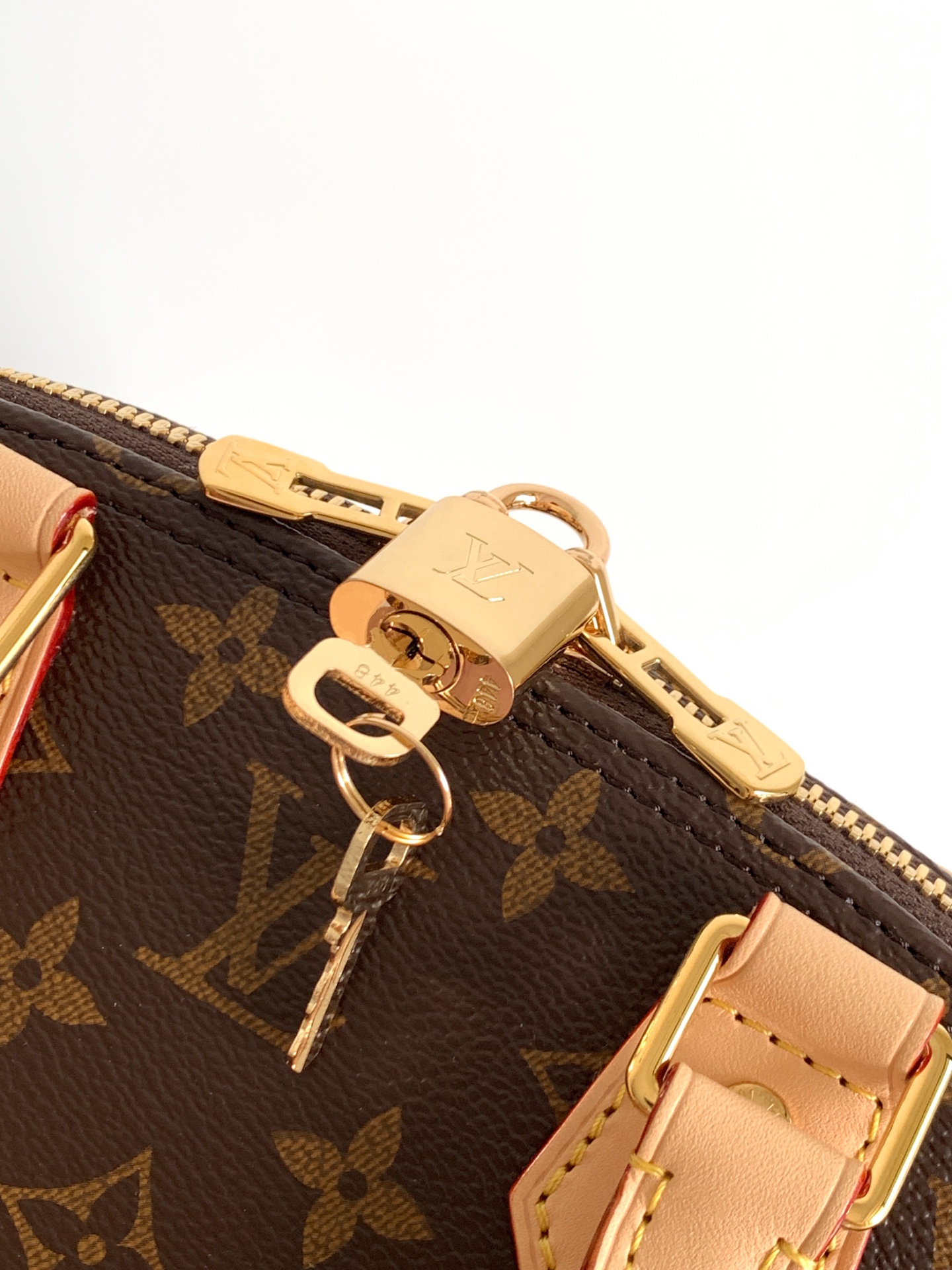 Louis Vuitton Alma BB Damier Ebene Canvas Handbag - Image 5