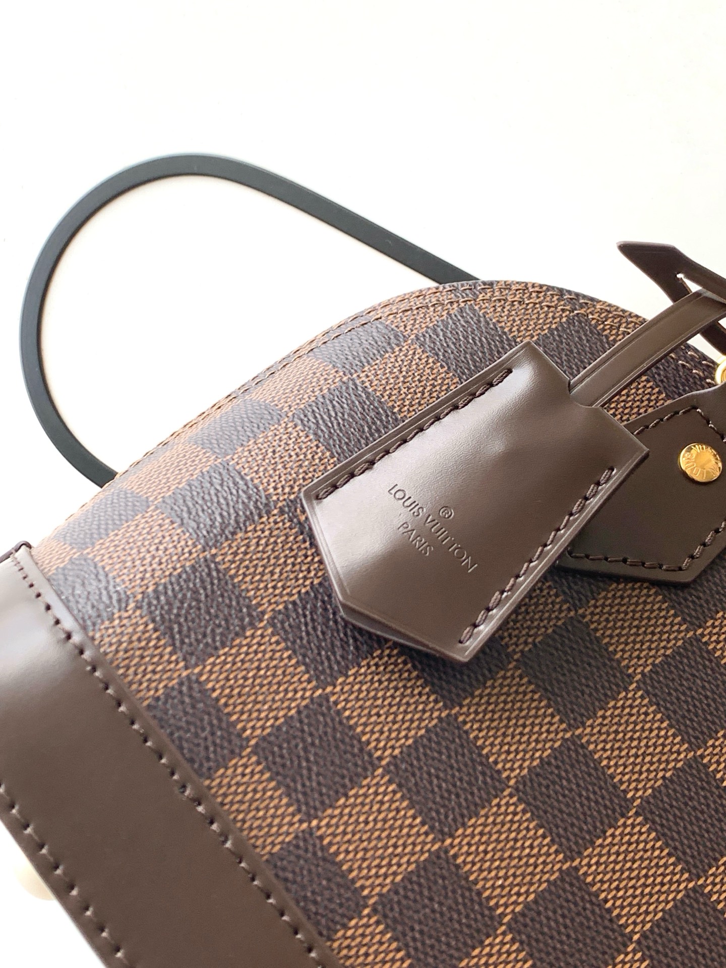 Alma BB Handbag in Damier Ebene Canvas - Image 5