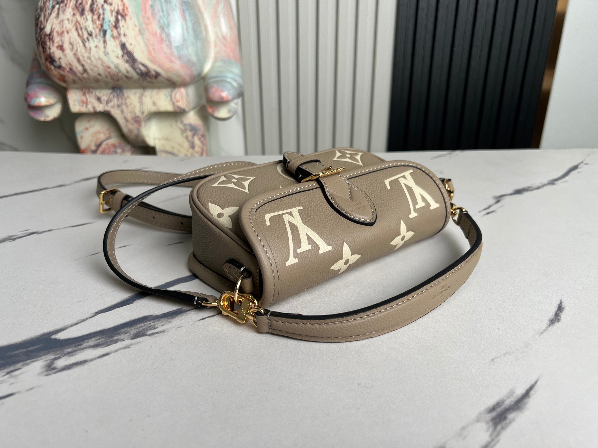 Louis Vuitton Nano Diane Leather Crossbody Bag - Image 5