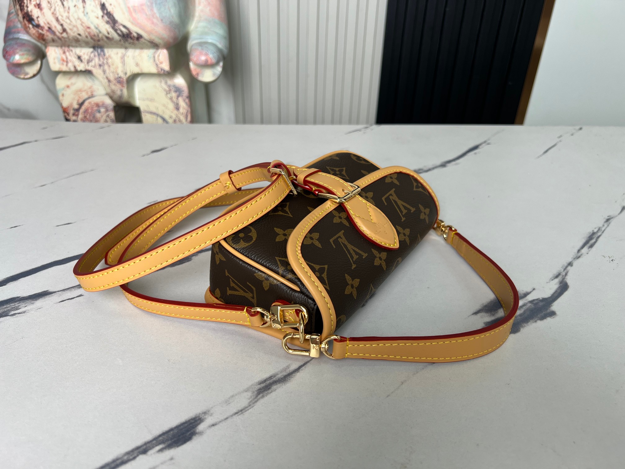 Louis Vuitton Nano Diane Monogram Canvas Handbag - Image 5