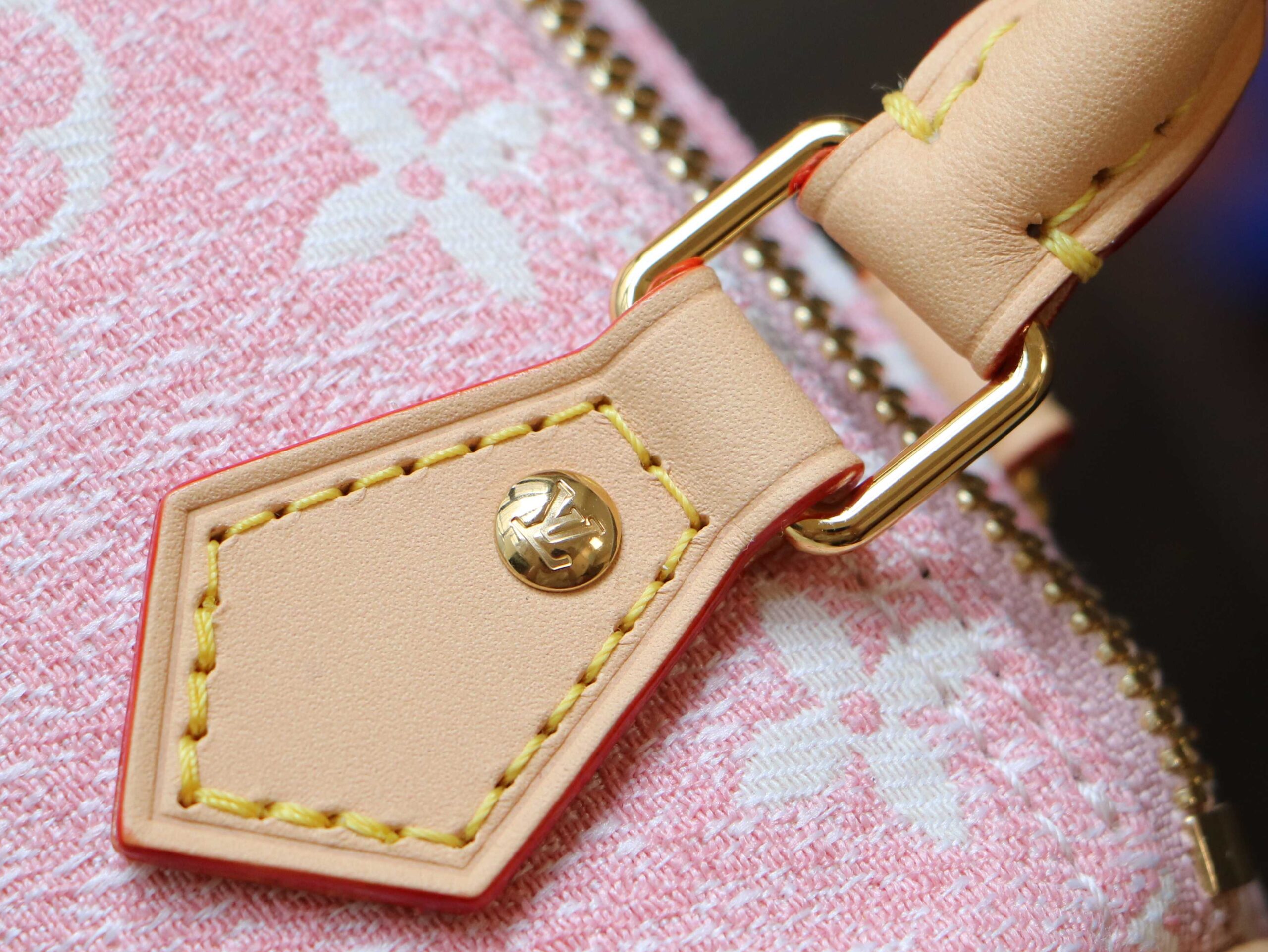 Louis Vuitton Nano Speedy Monogram Denim Handbag - Image 5