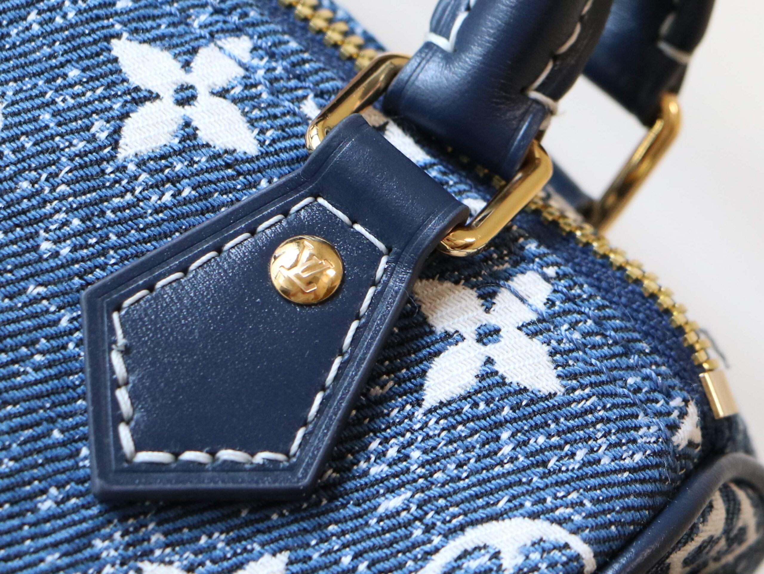 Nano Speedy Monogram Denim Crossbody Bag - Image 5