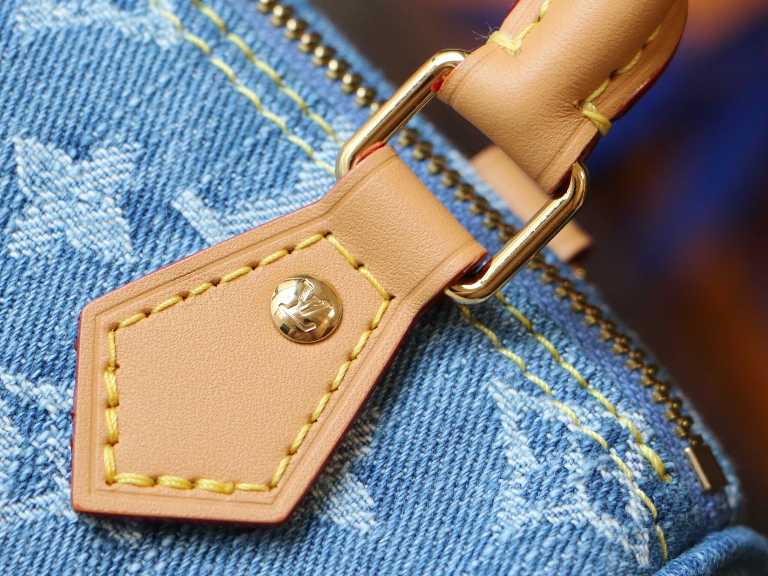 Nano Speedy Handbag in Monogram Denim - Image 5