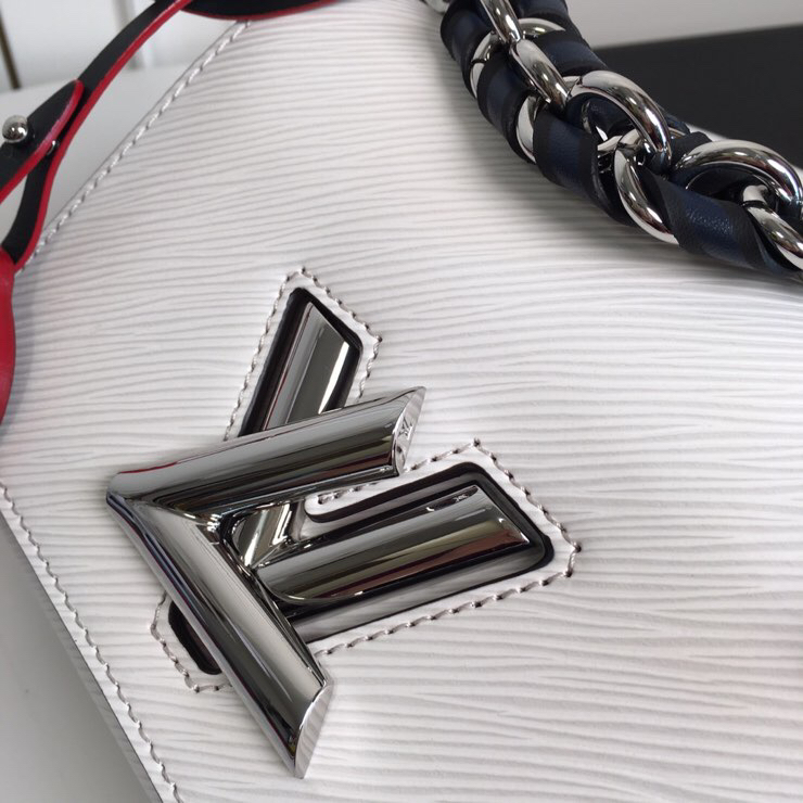 Louis Vuitton Twist MM Handbag M52504 in White - Image 5