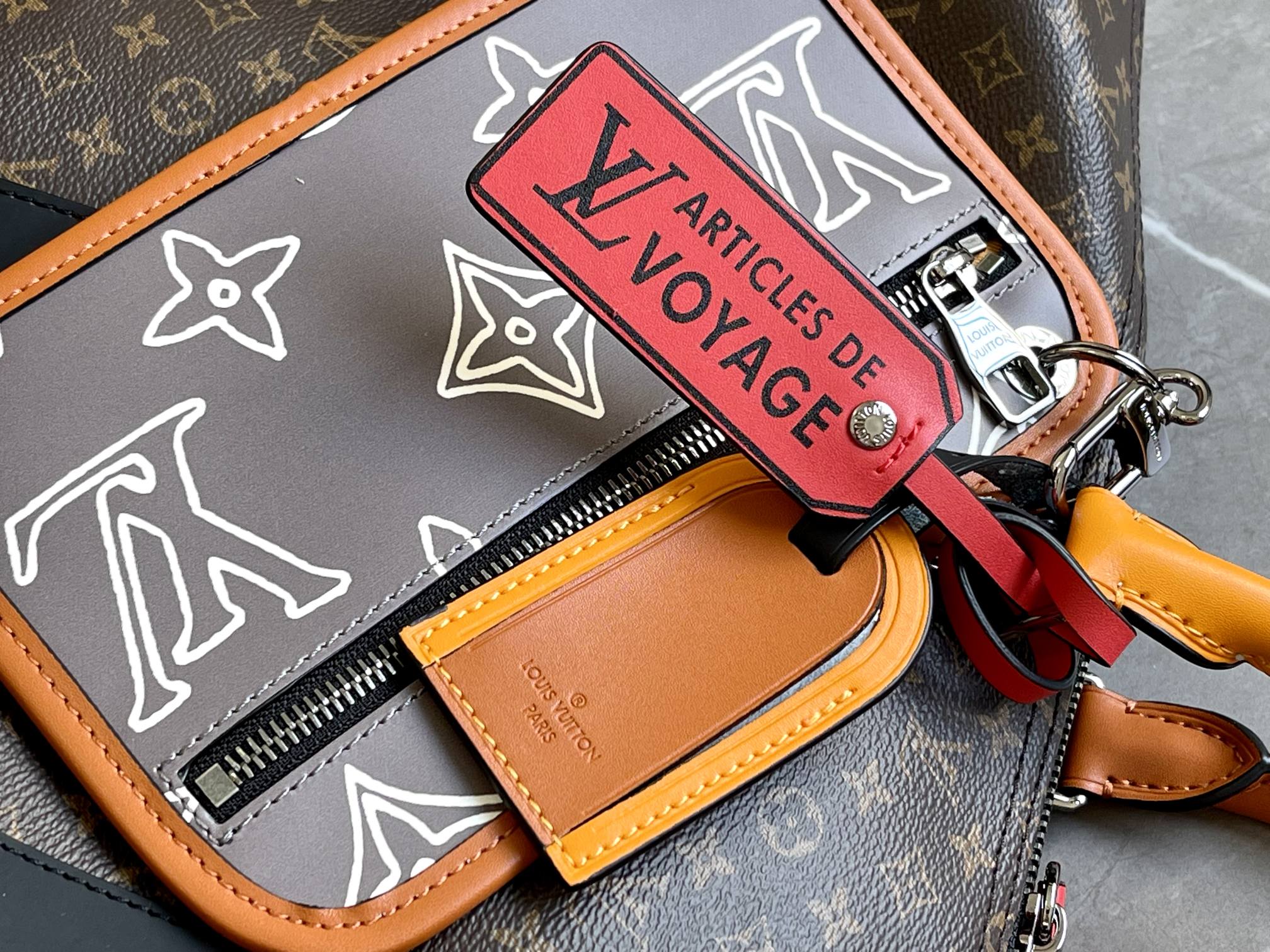 Louis Vuitton M56856 Keepall Bandouliere Travel Bag - Image 5