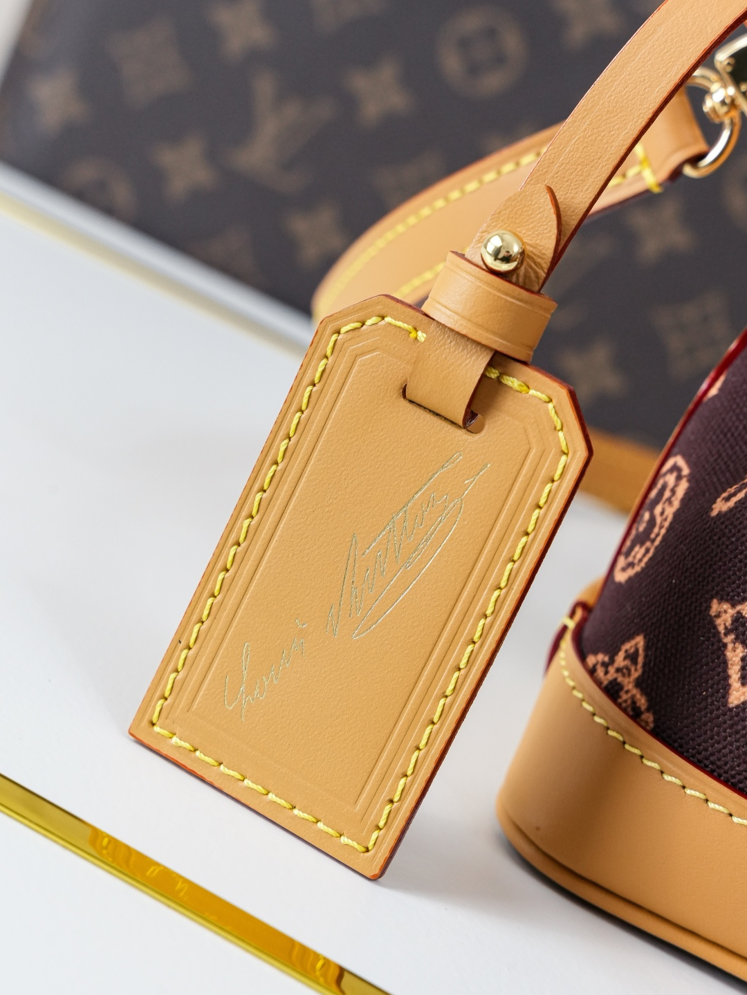 Louis Vuitton Nano Noé Monogram Canvas Handbag - Image 5