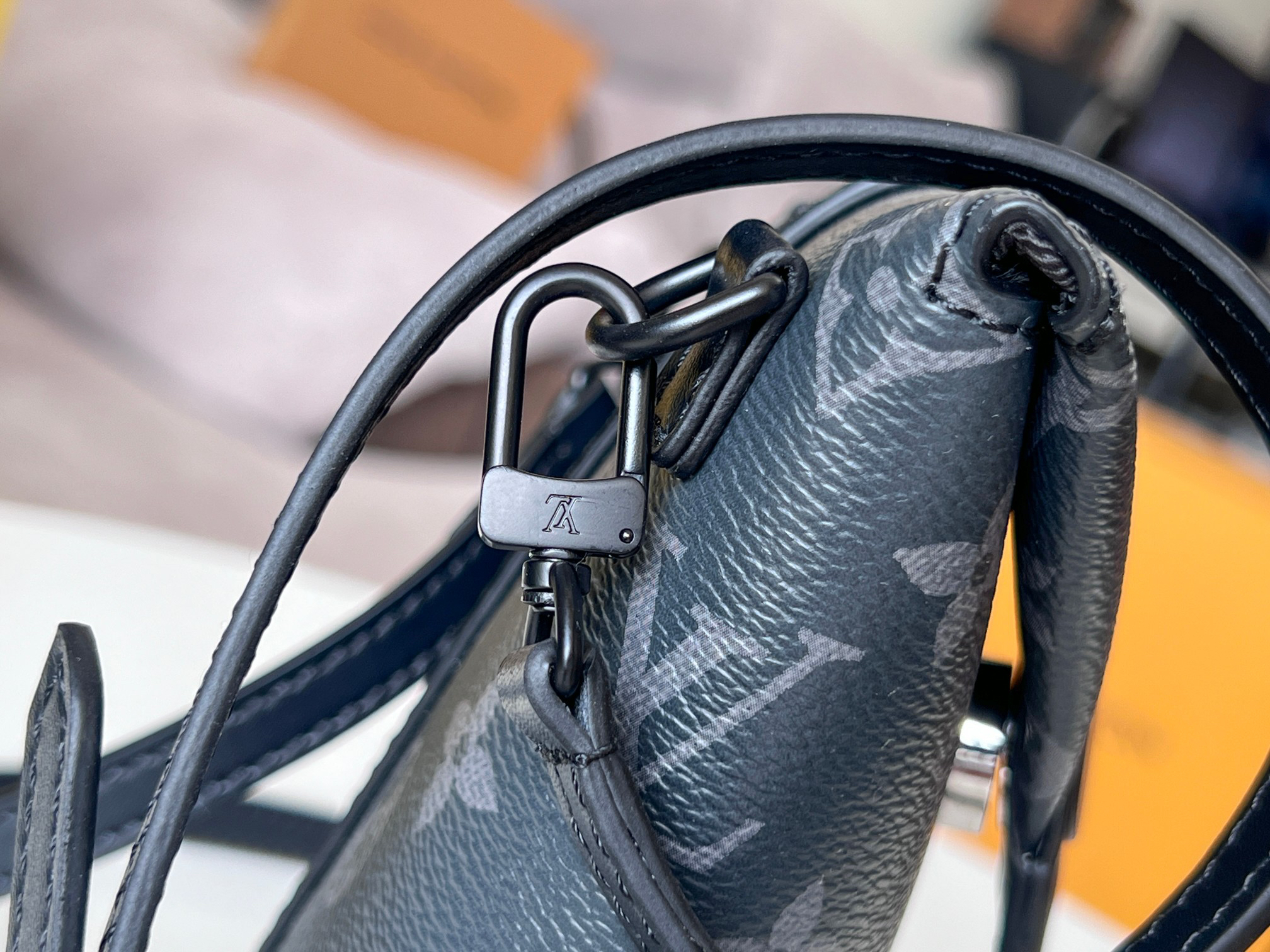 Louis Vuitton Monogram Eclipse Envelope Pouch - Image 5
