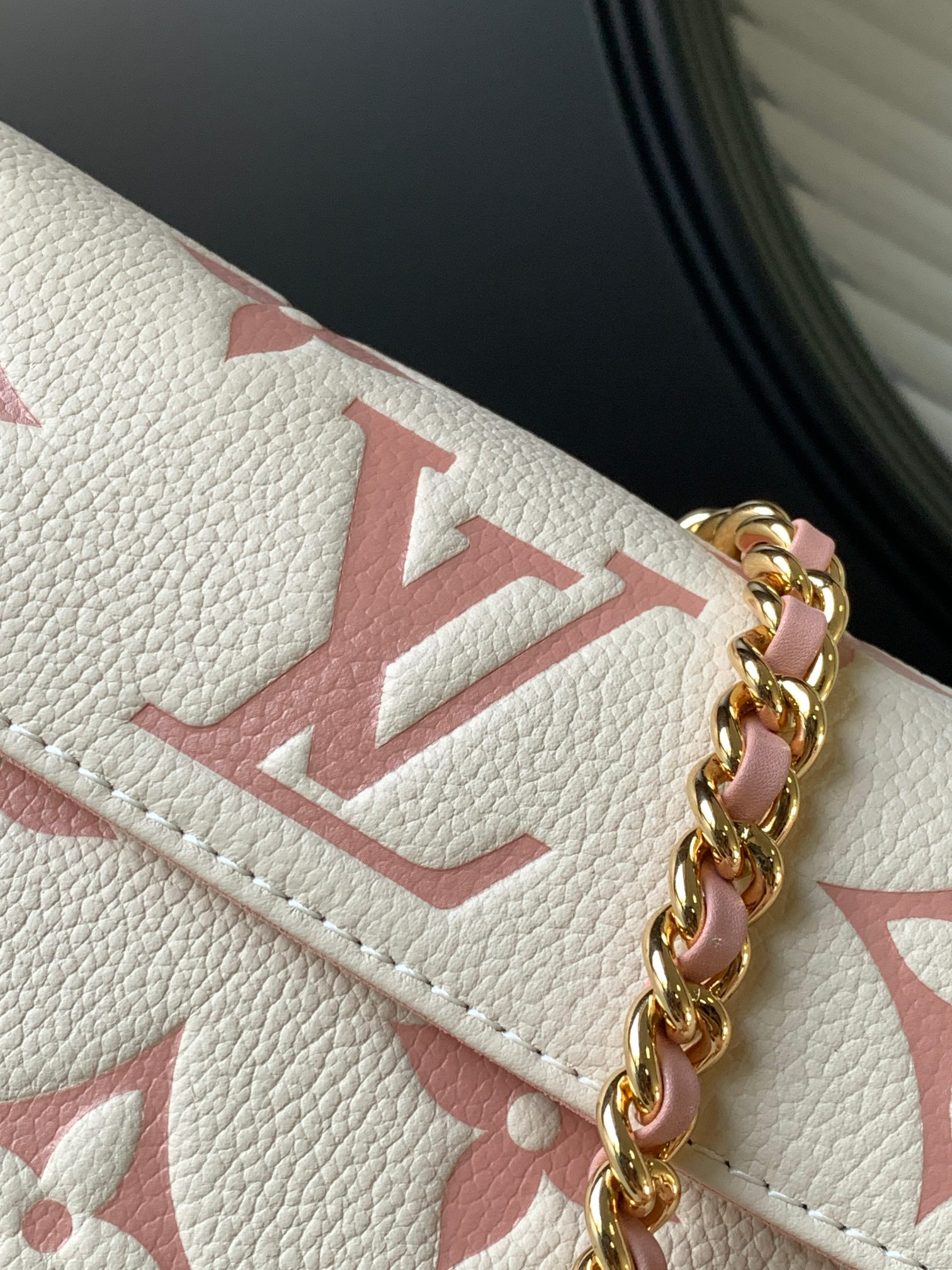Louis Vuitton Wallet on Chain Ivy Crossbody Bag in Monogram Empreinte Leather - Image 5
