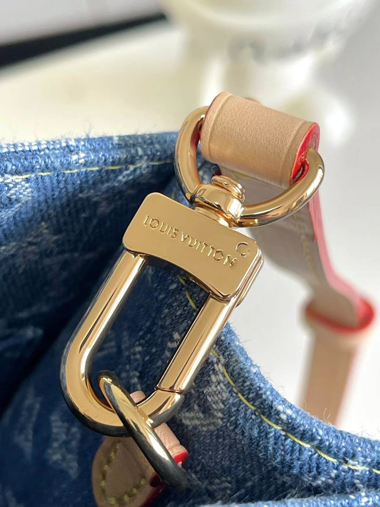 Louis Vuitton OnTheGo Mini Denim Crossbody Bag - Image 5
