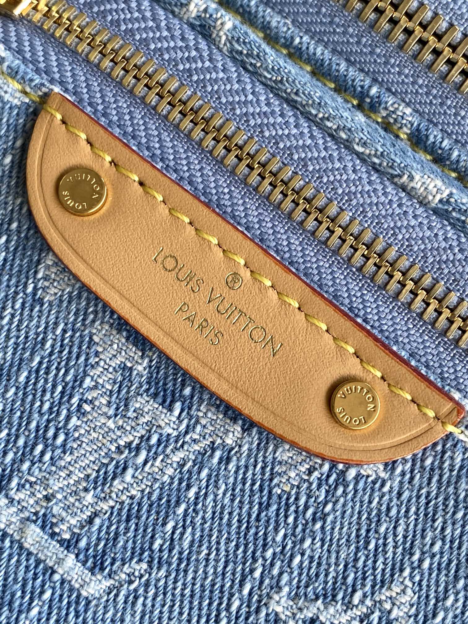Louis Vuitton Mini Bumbag in Washed Denim - Image 5