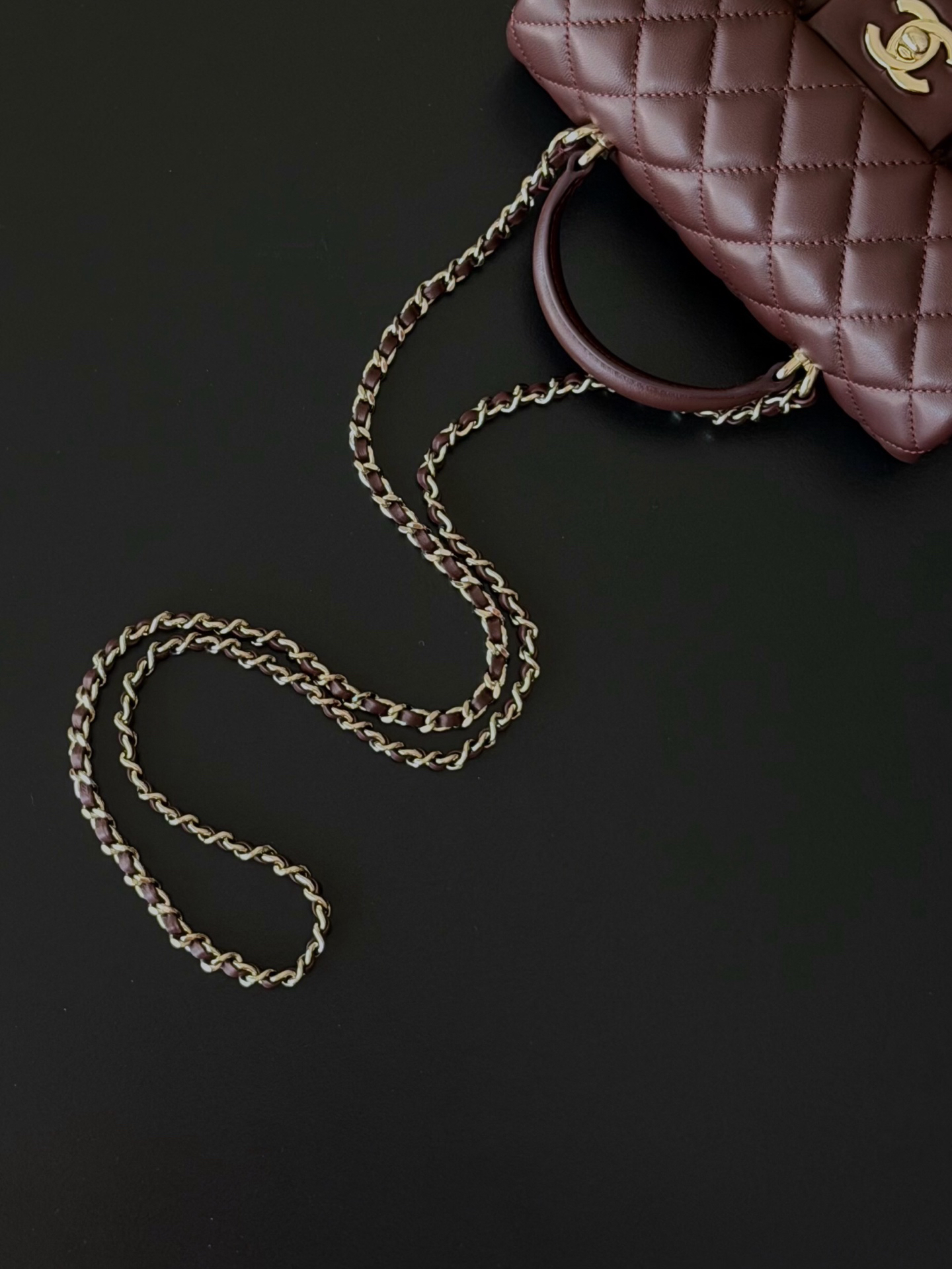 Chanel 21K Mini Classic Flap Bag with Handle AS2431 - Image 5