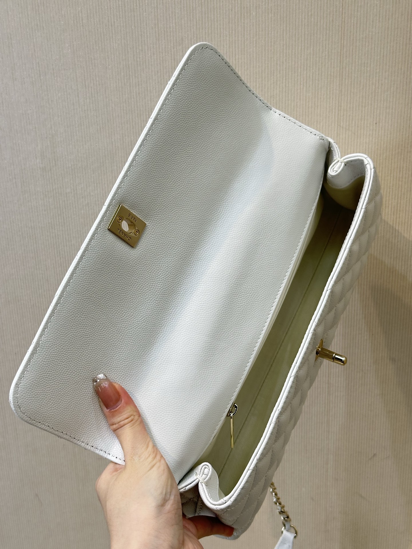 Chanel Coco Handle Leather Shoulder Bag - Image 5