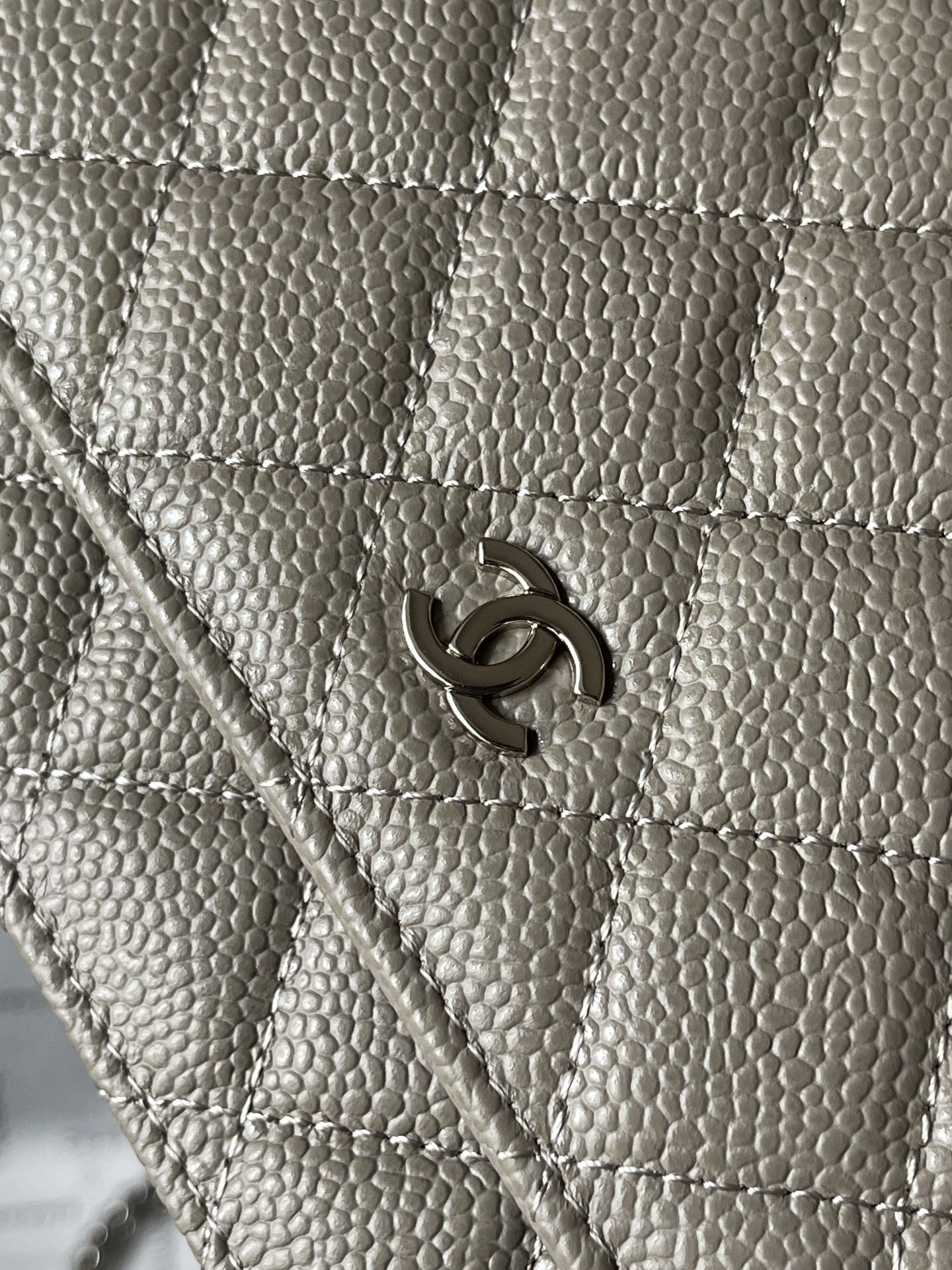 Chanel CF WOC Black Caviar Leather Chain Bag - Image 5
