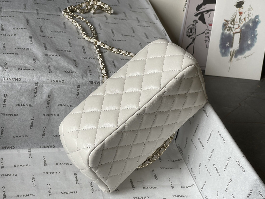 Chanel 23A Crystal Handle CF Mini Flap Bag AS4140 - Image 5