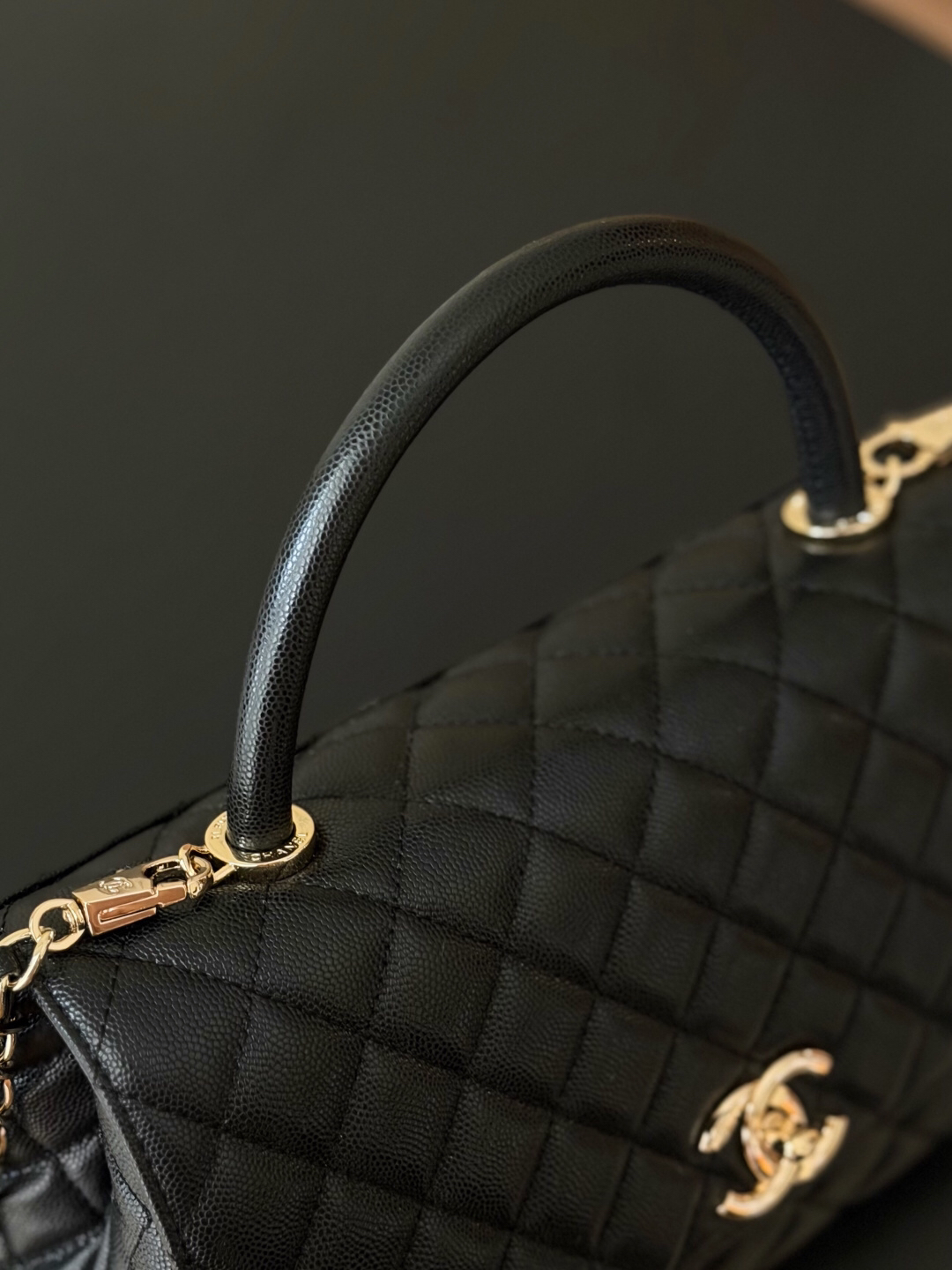 Chanel Coco Handle Mini Top Handle Bag - Image 5