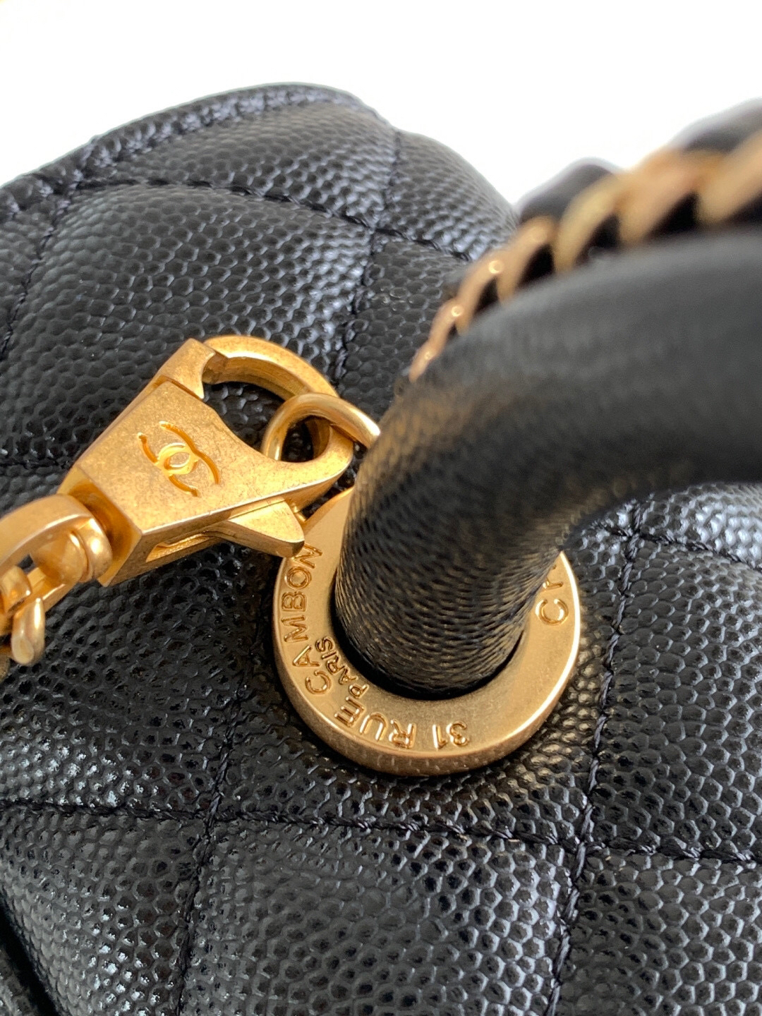 Chanel Coco Handle Classic Top-Handle Handbag - Image 5