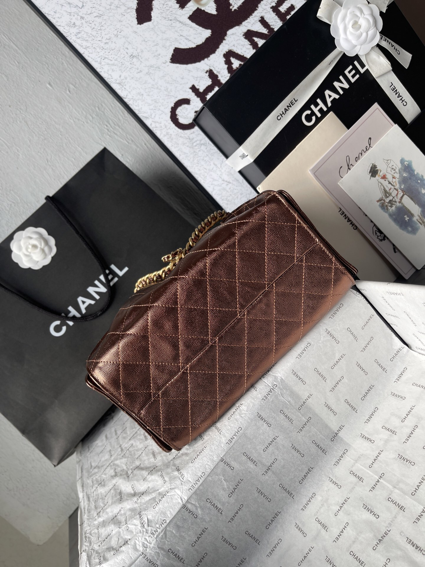 Chanel Quilted Hobo Bag - Image 5