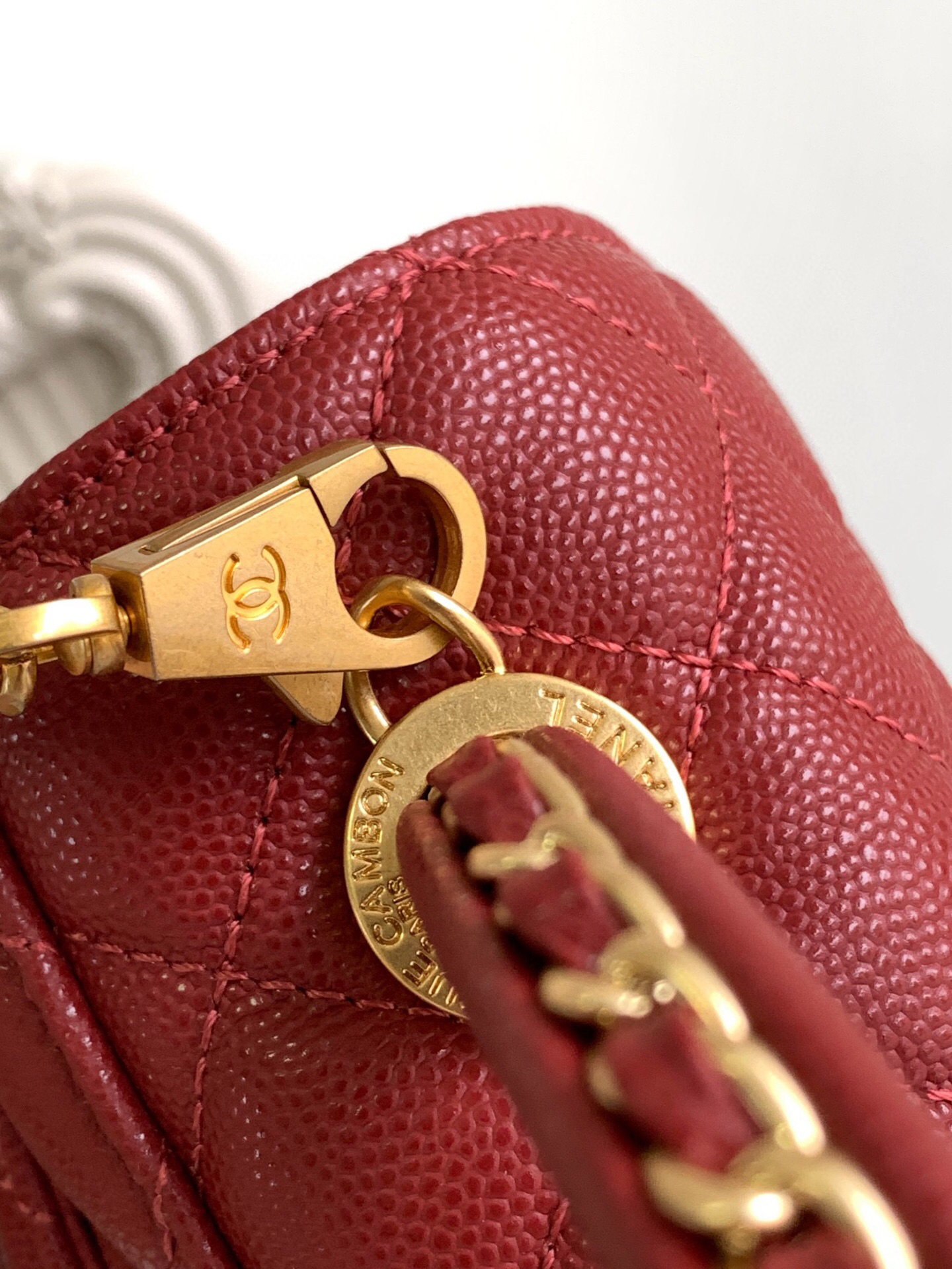 Chanel Coco Handle Mini Top-Handle Handbag AS2215 - Image 5