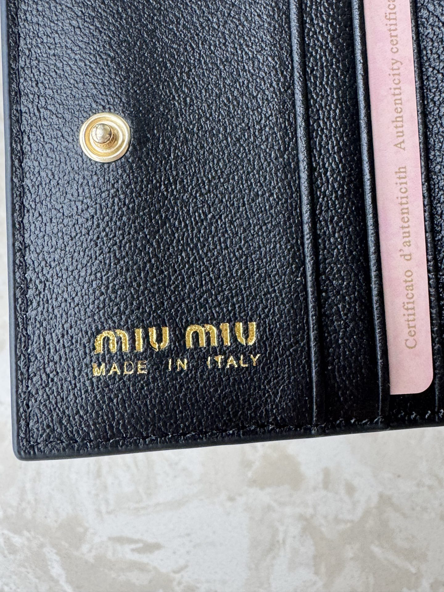Miu Miu Calfskin Card Holder - Image 5