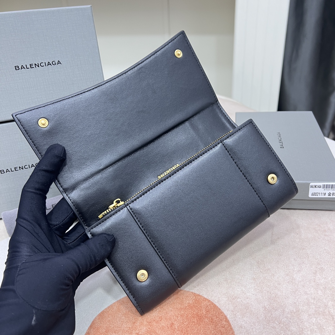 Balenciaga Large Black Long Wallet - Image 5