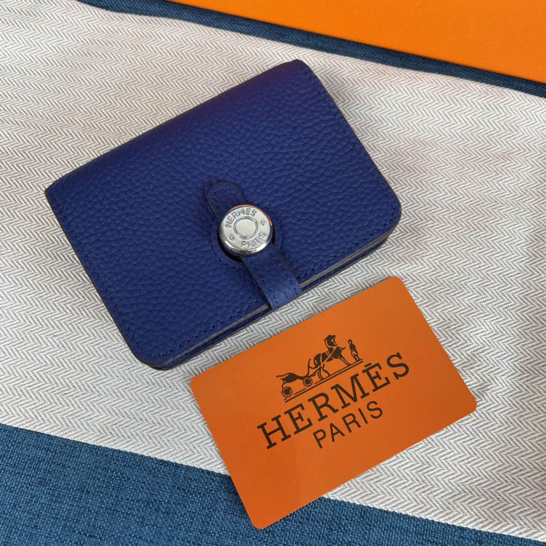 Hermes Togo Leather Card Holder - Image 5