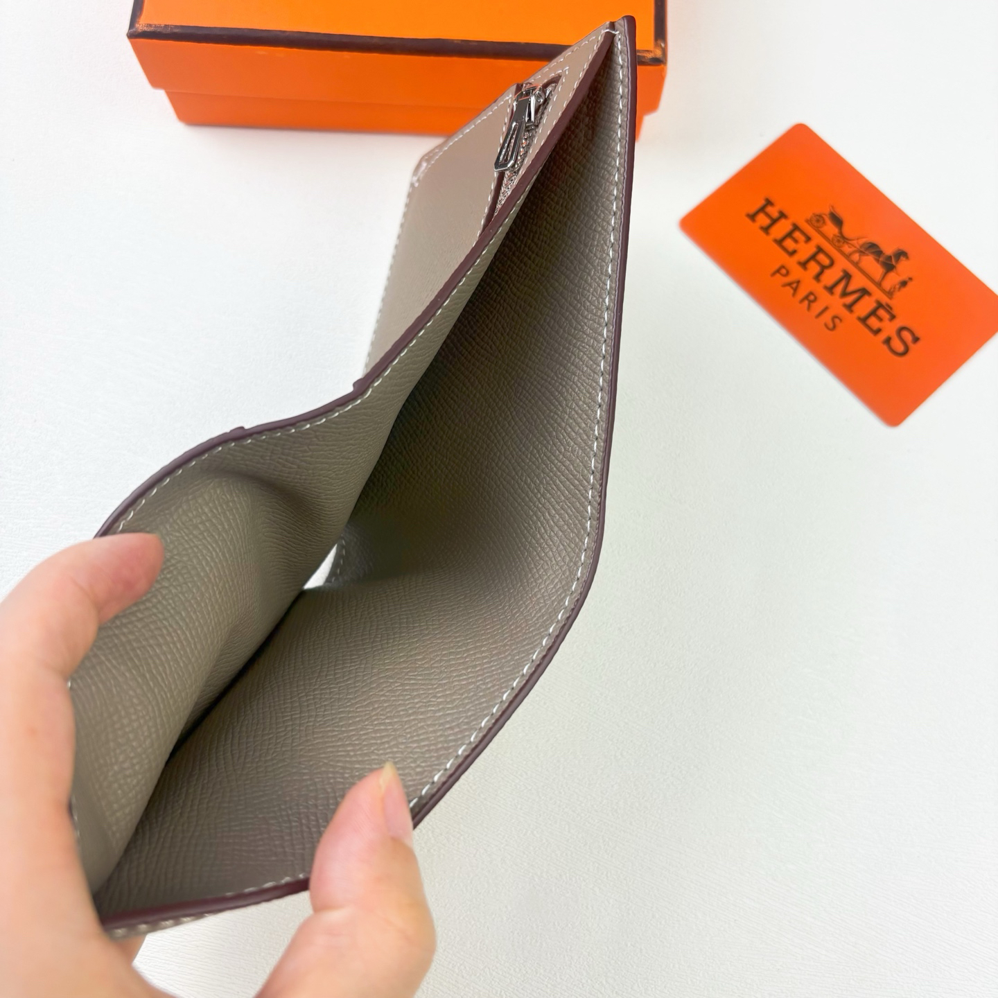 Hermès Empson Calfskin Short Wallet - Image 5