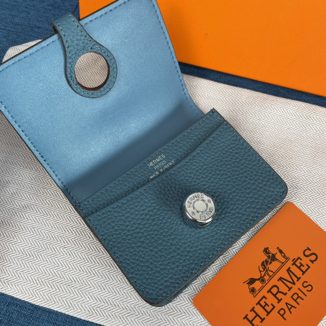 Hermes Togo Leather Card Holder - Image 5