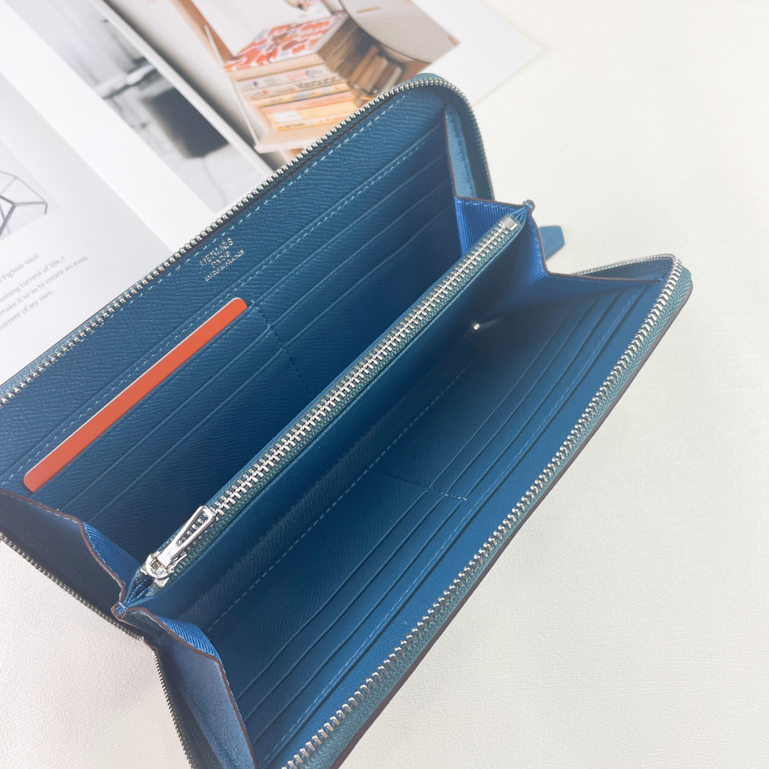 Hermes Constance Leather Zip Wallet - Image 5
