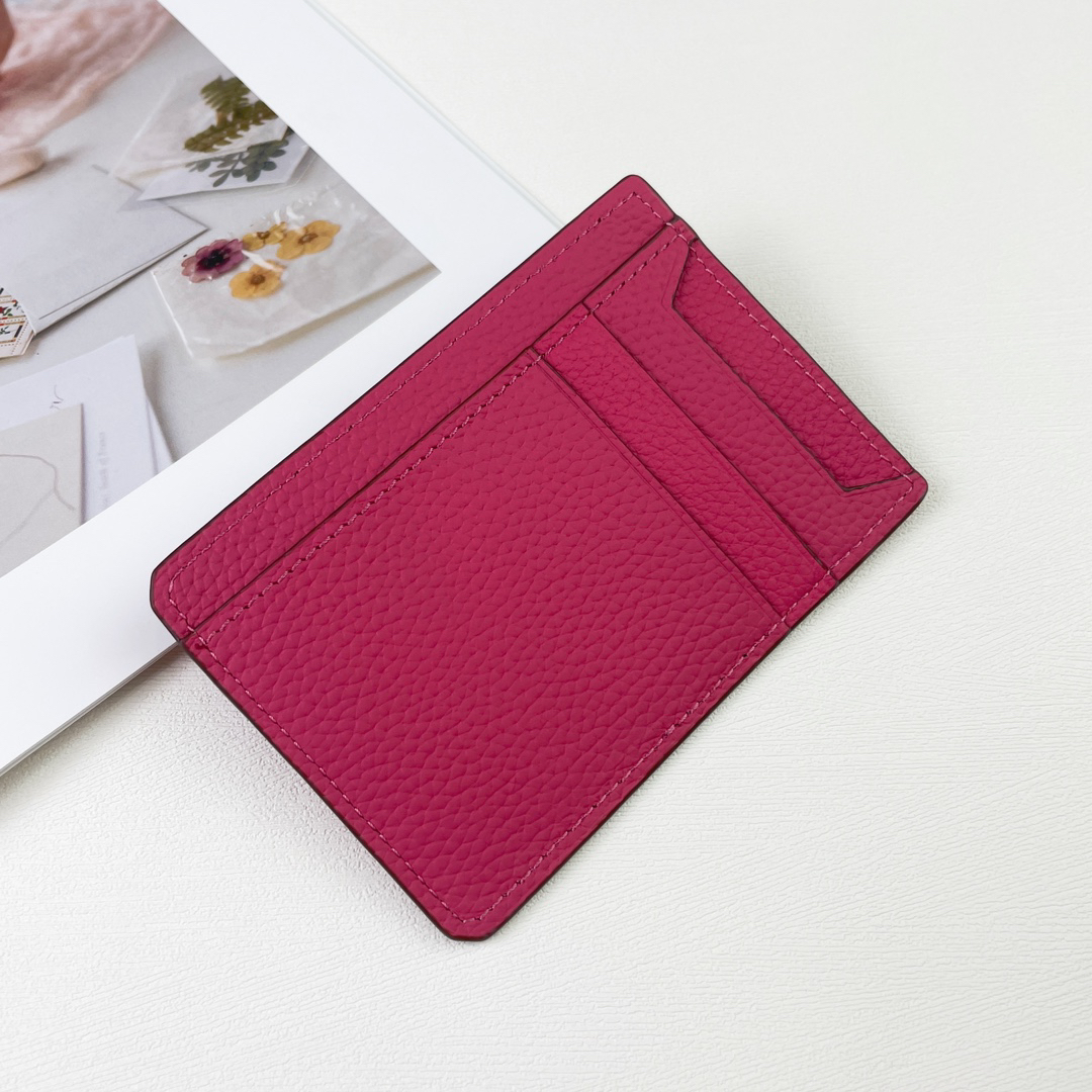 Hermes City 8CC Card Holder in Togo Calf Leather - Image 5