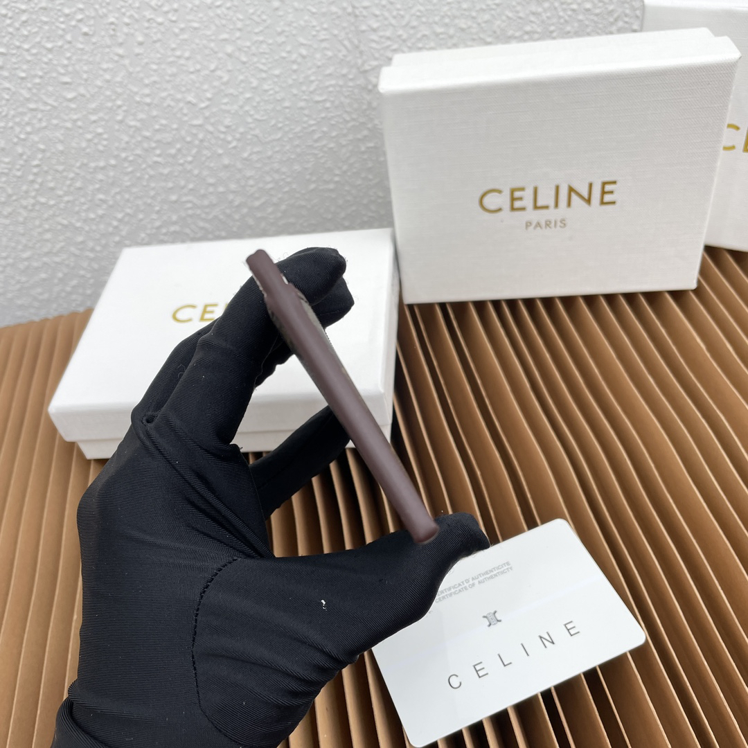Celine Printed Logo Card Holder - Image 5