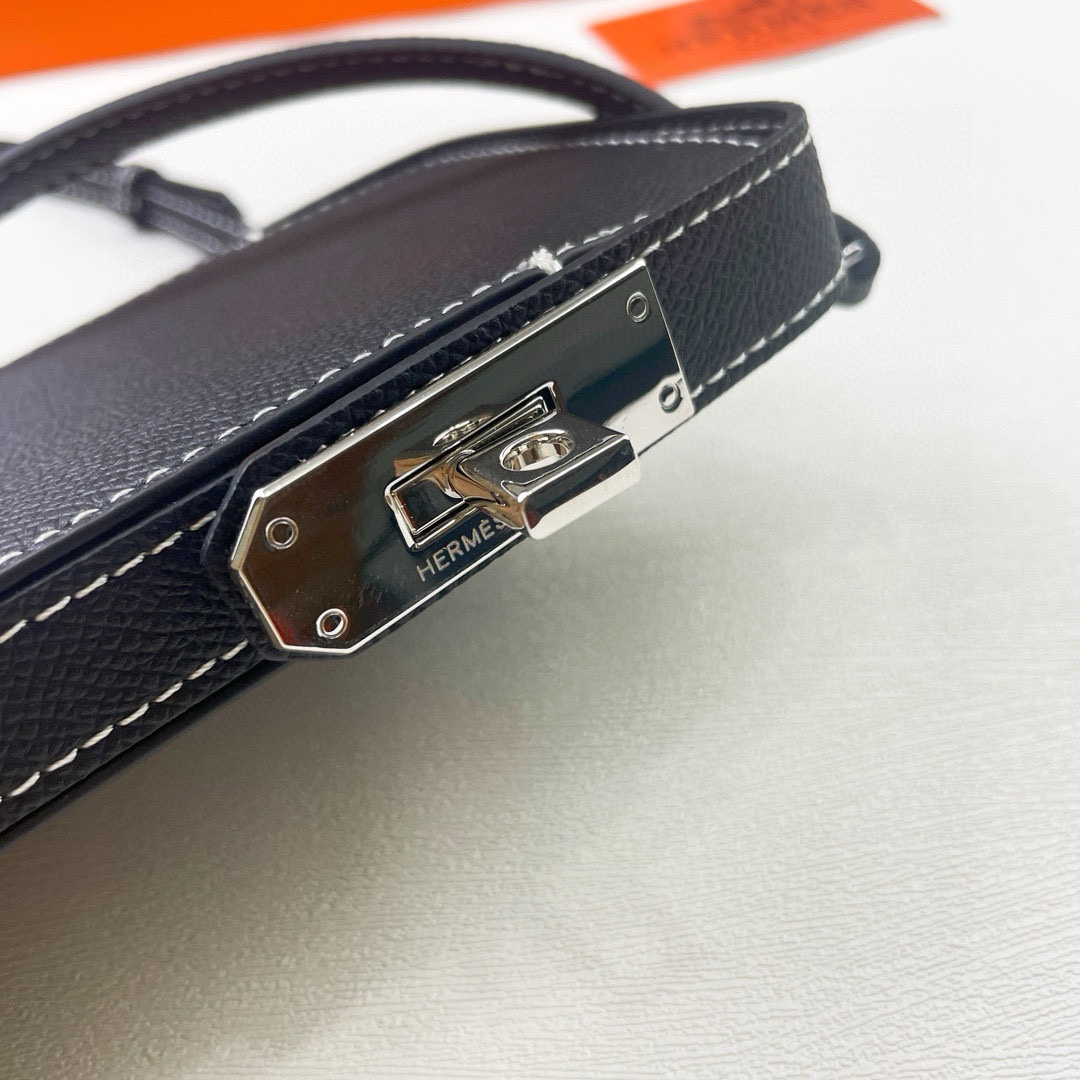 Hermes Hac a Box Tadelakt Calfskin Phone Case - Image 5