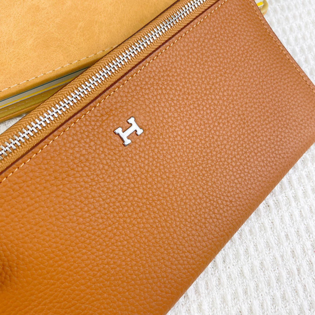 Hermès Silk'in Wallet in Barenia Calfskin - Image 5