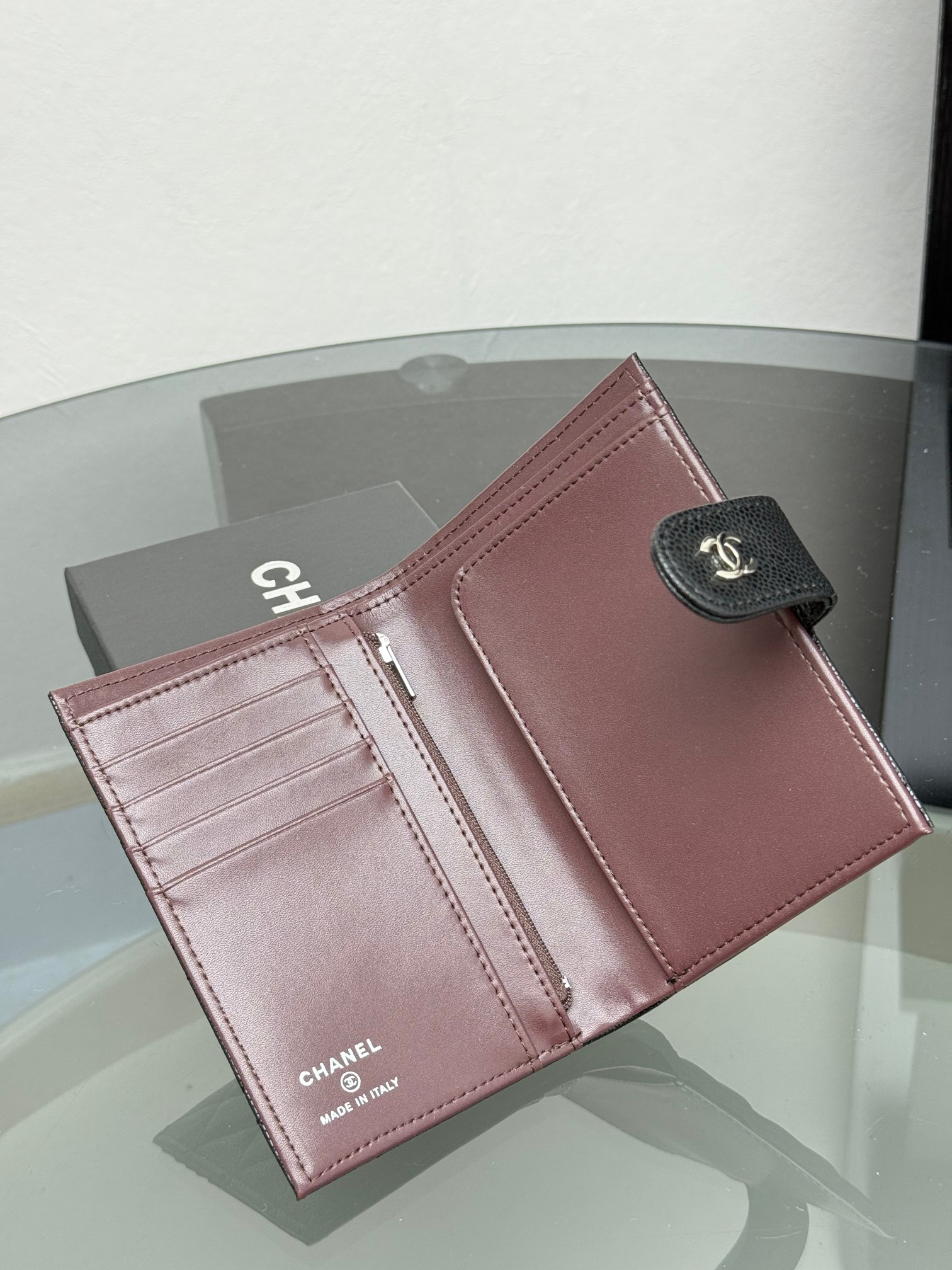 Chanel Two-in-One Passport Wallet - Image 5