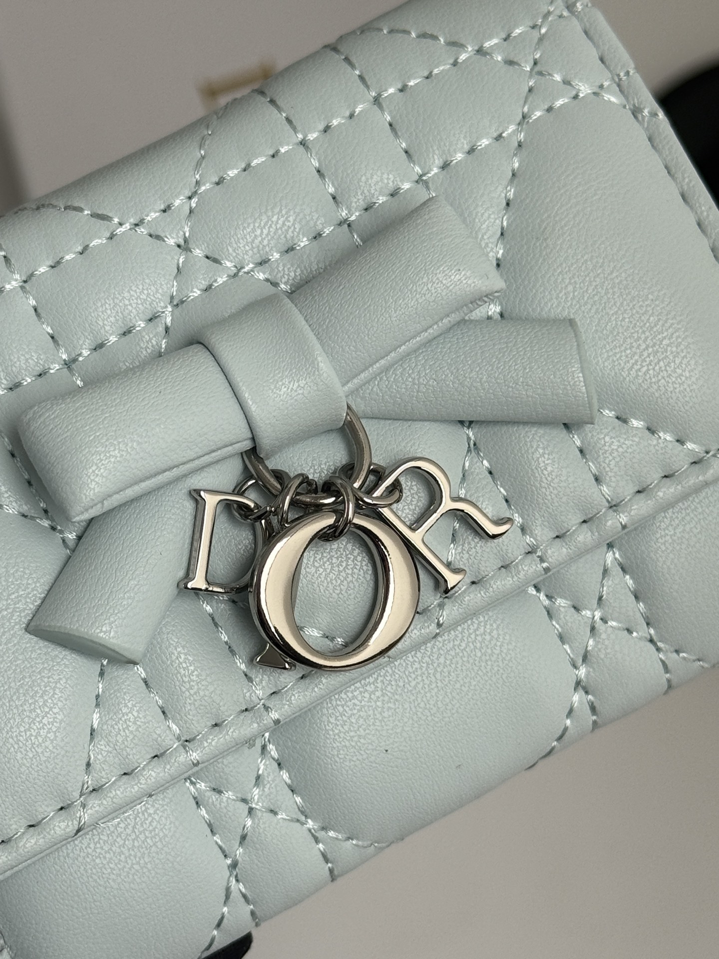 Dior Mini Lady Dior Wallet - Image 5