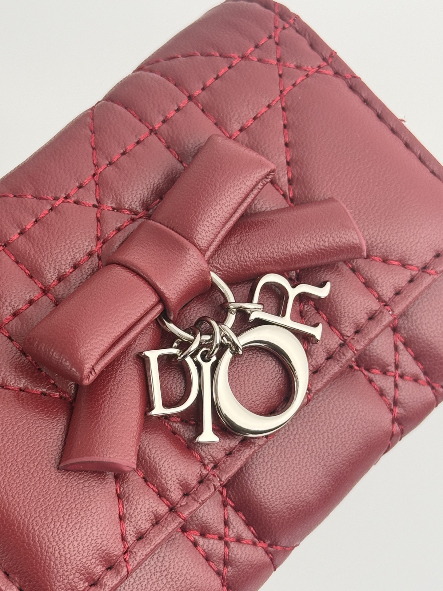 Dior Mini Lady Dior Wallet - Image 5