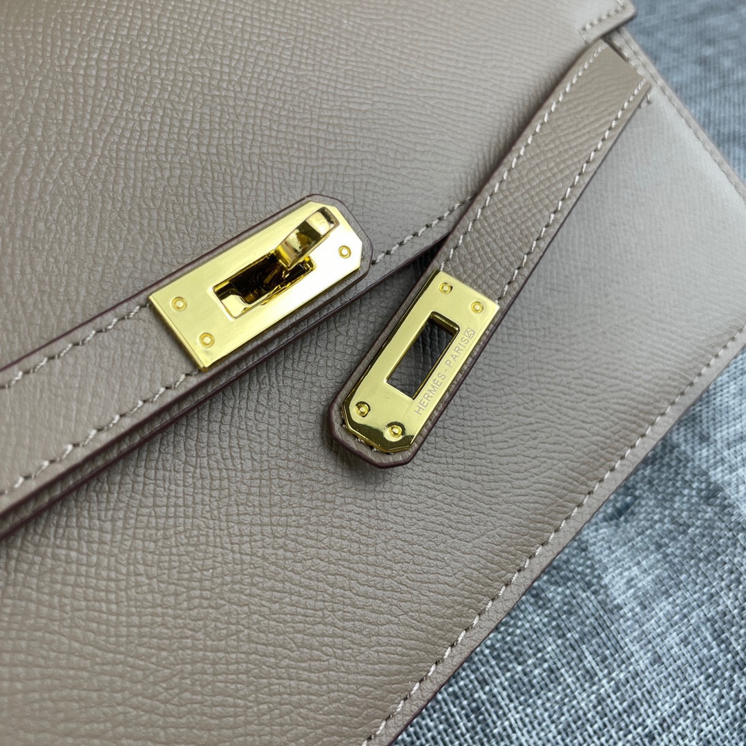 Hermes Kelly-Style Crossbody Bag - Image 5