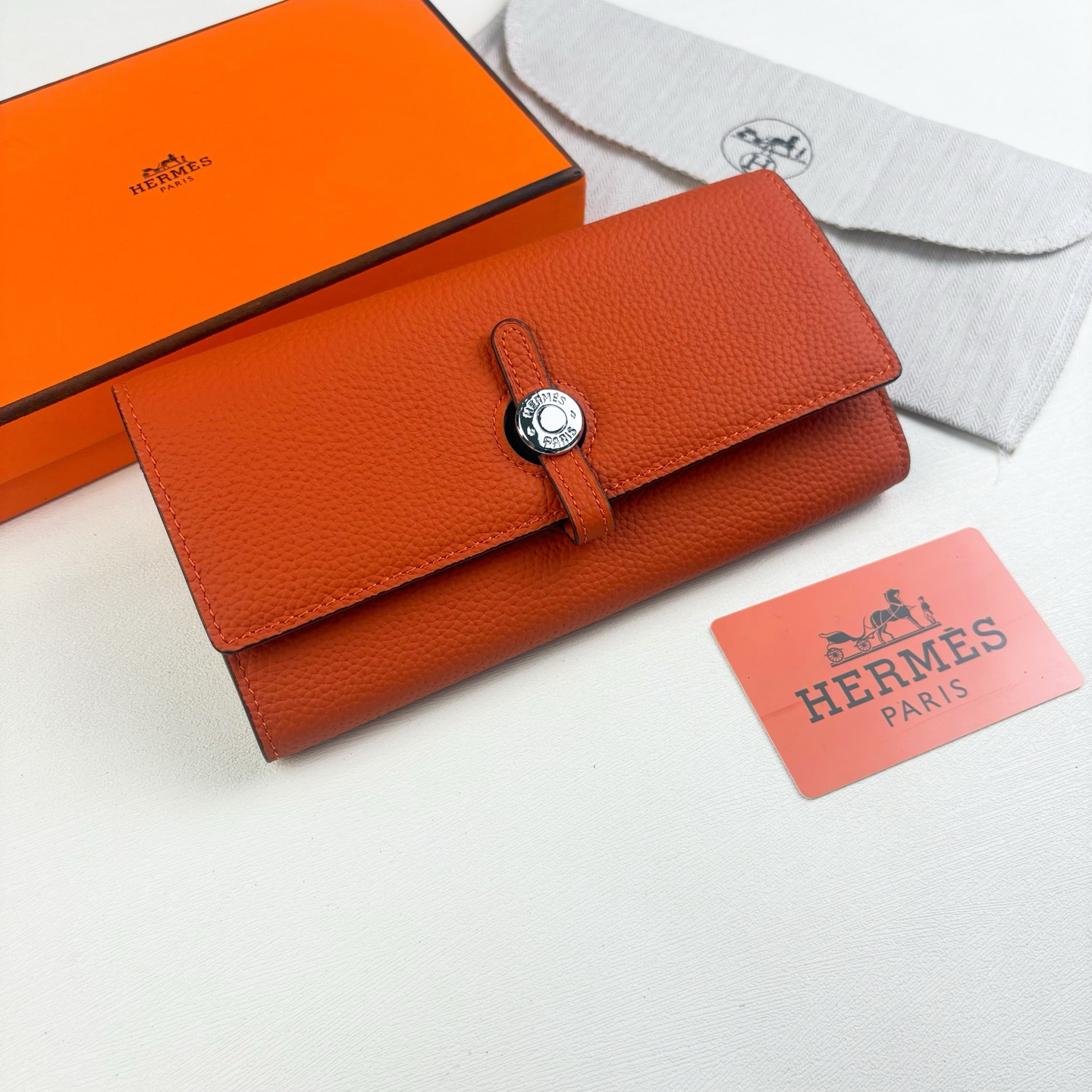 Hermes Dogon Duo Wallet - Image 5