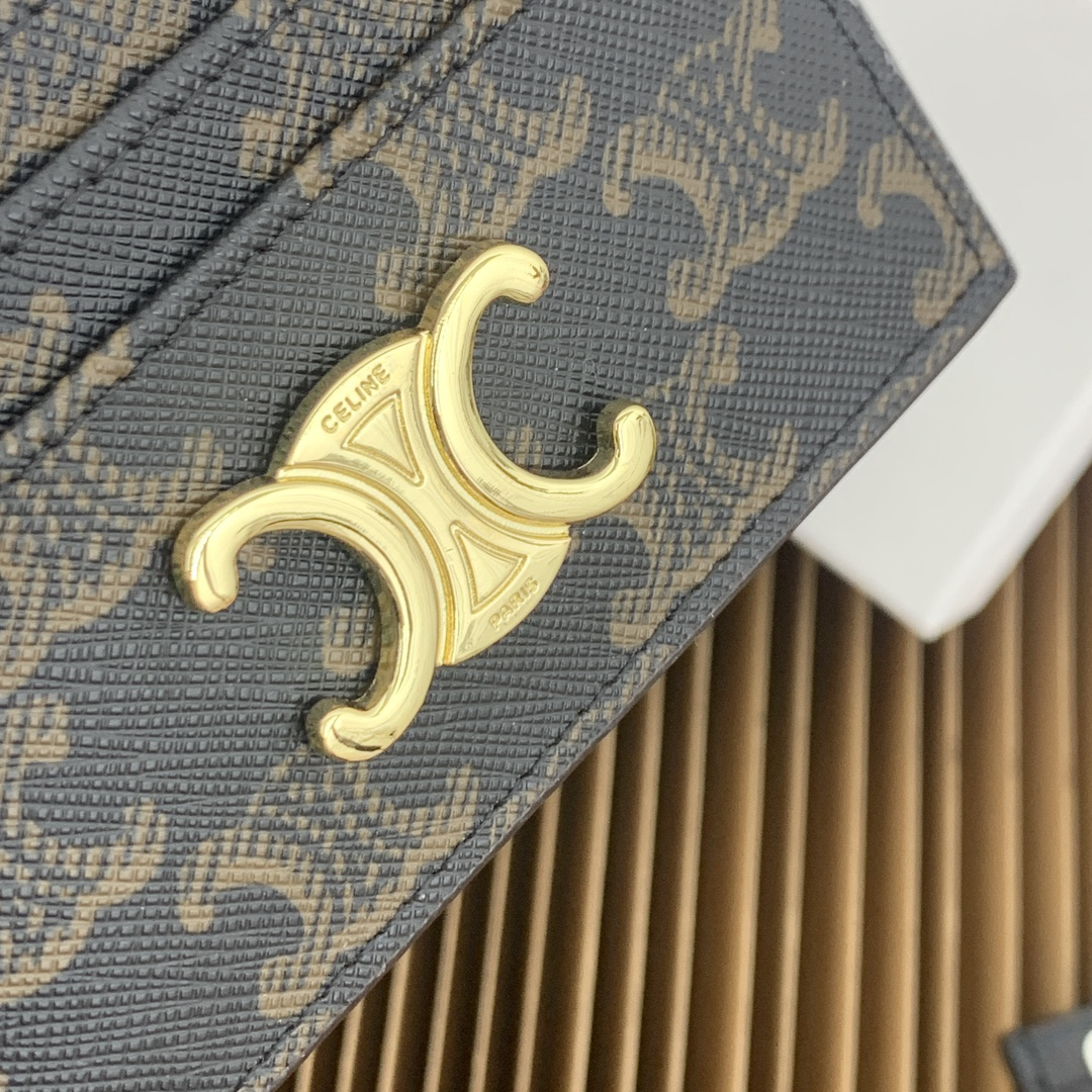Triomphe Canvas Card Holder - Image 5