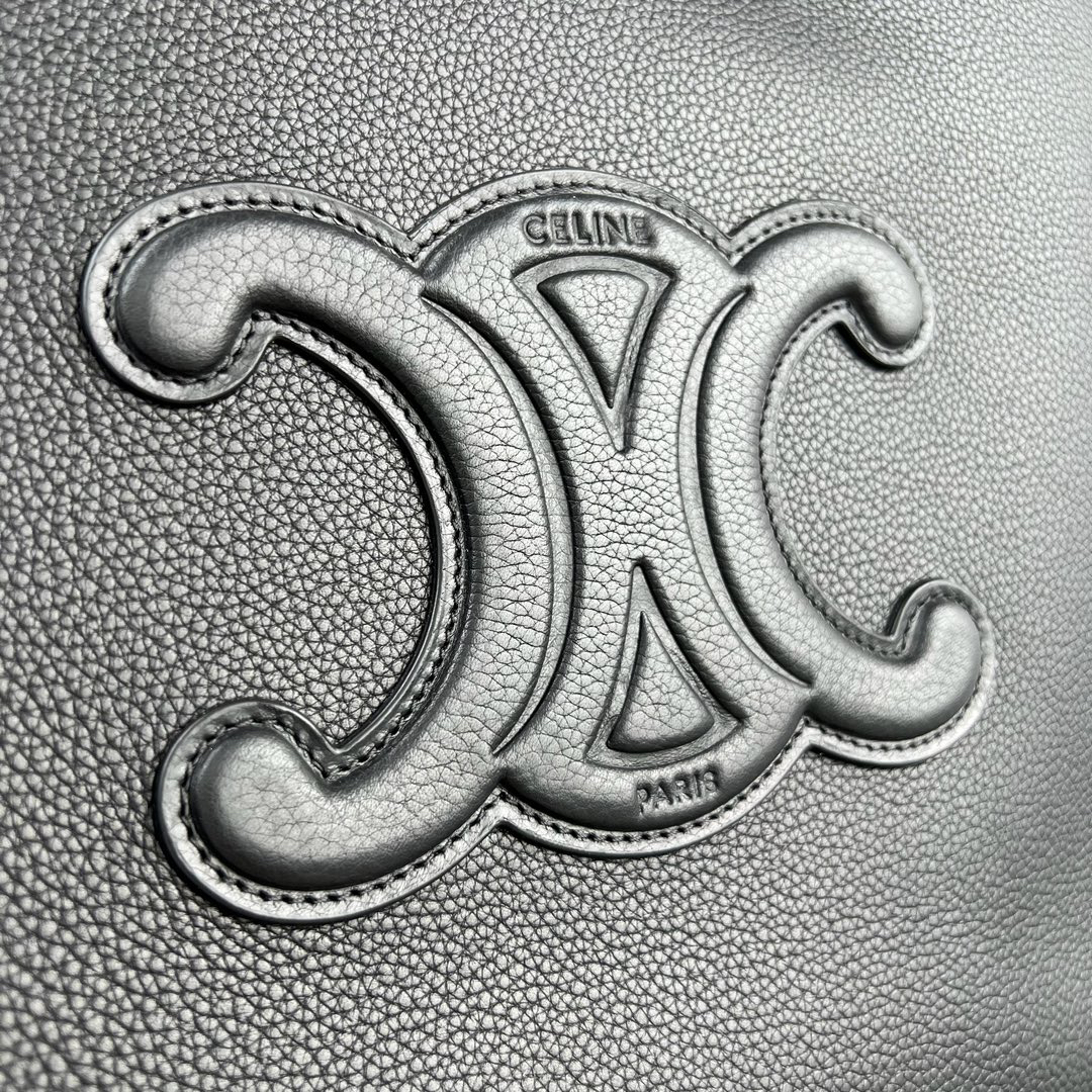 Cabas Anais Grained Leather Handbag - Image 5