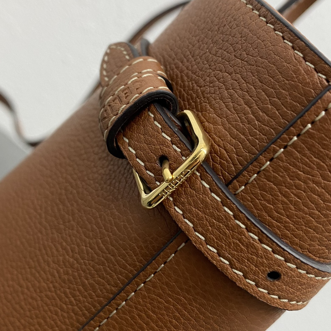 Cabas Anais Small Grain Leather Tote Bag - Image 5