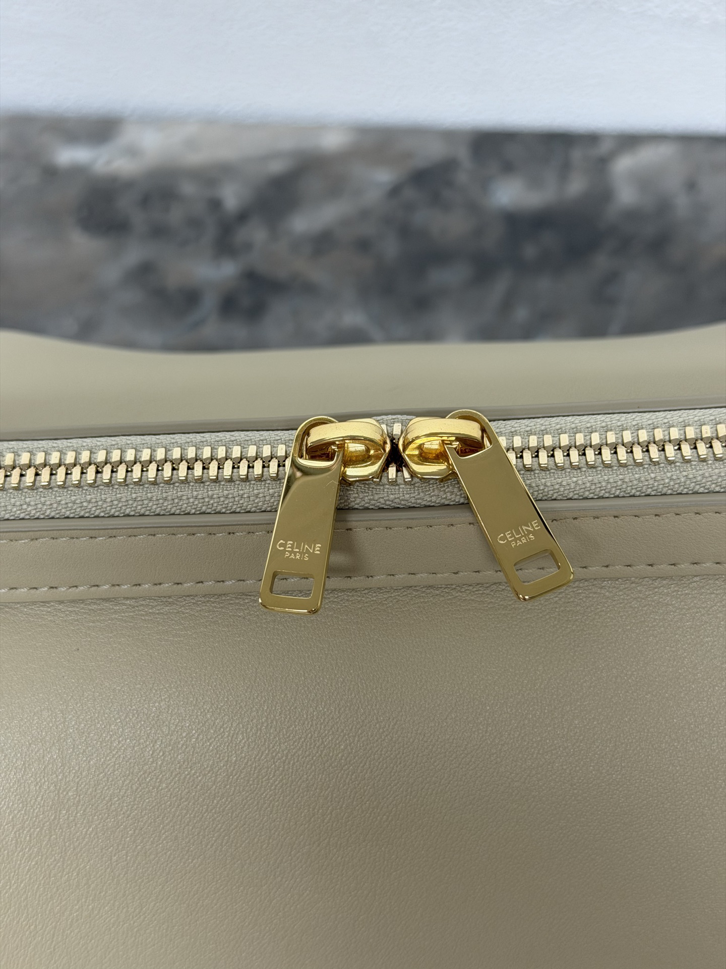 Small Leather Handbag with Steel Hardware - Image 5