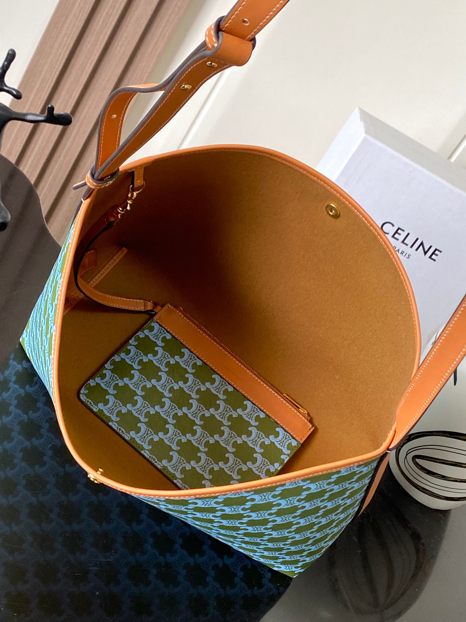 CELINE Soft Monogram Shoulder Bag - Image 5