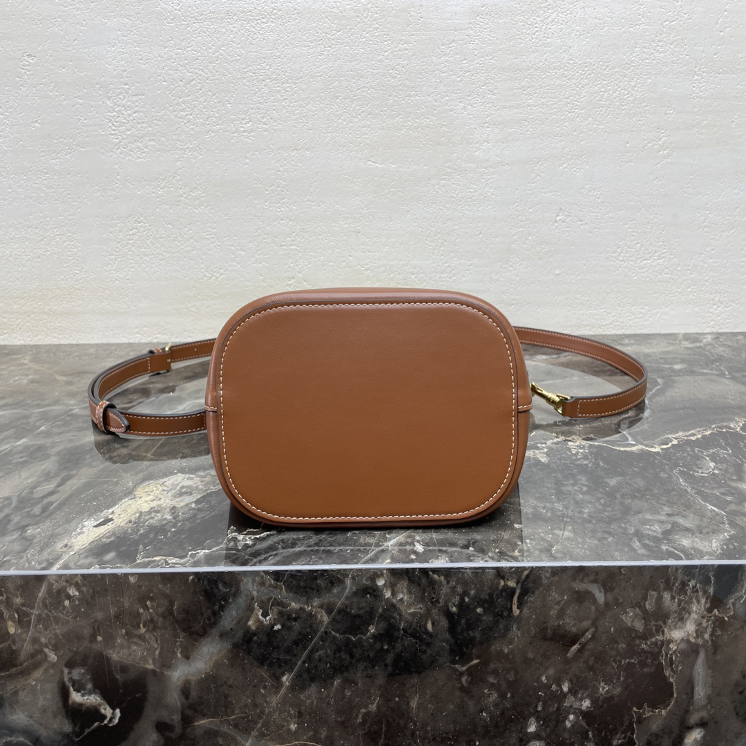 Celine Louise Small Smooth Calfskin Leather Shoulder Bag - Image 5