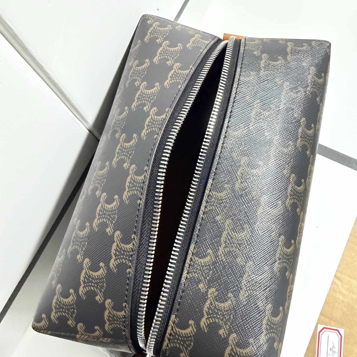 CELINE Take Away Vintage Monogram Crossbody Bag - Image 6