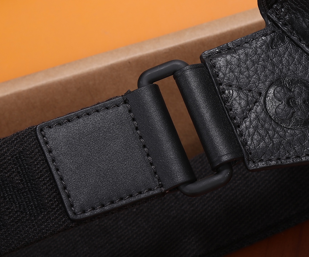 S Lock Sling Bag in Monogram Embossed Black Taurillon Leather - Image 6