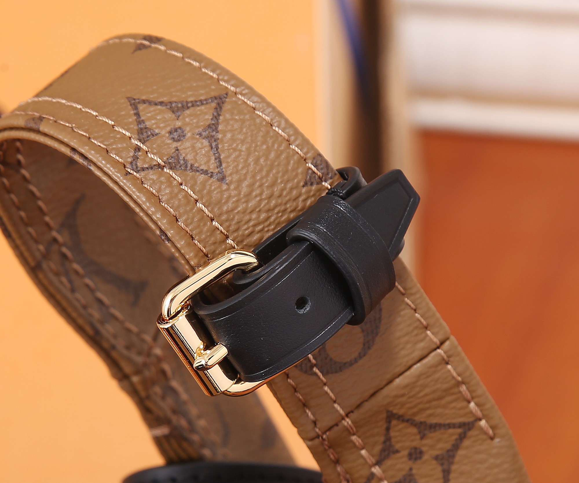 Louis Vuitton Atlantis BB Monogram Reverse Canvas Handbag - Image 6