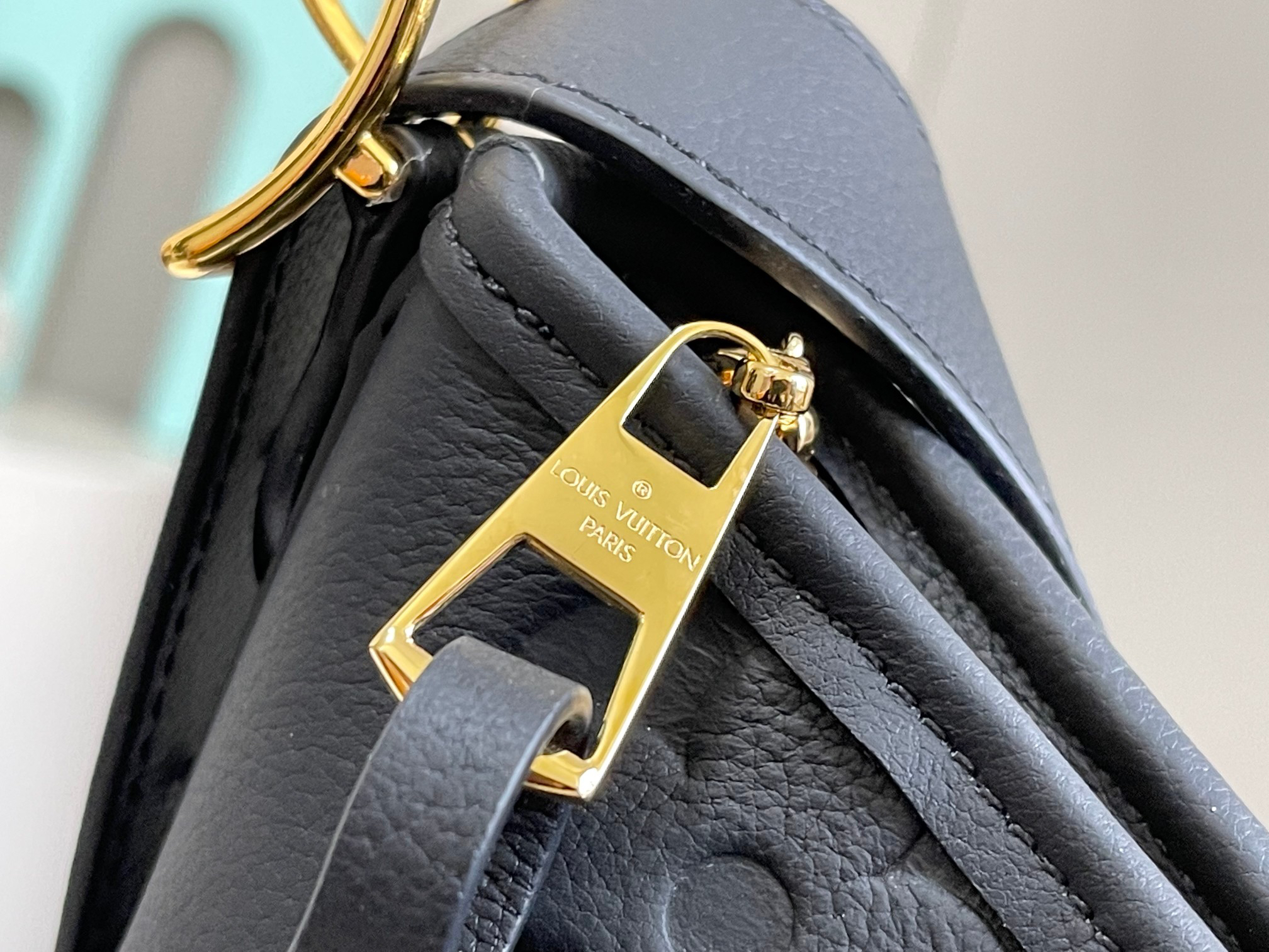 Louis Vuitton CarryAll Small Handbag in Monogram Empreinte Leather - Image 6